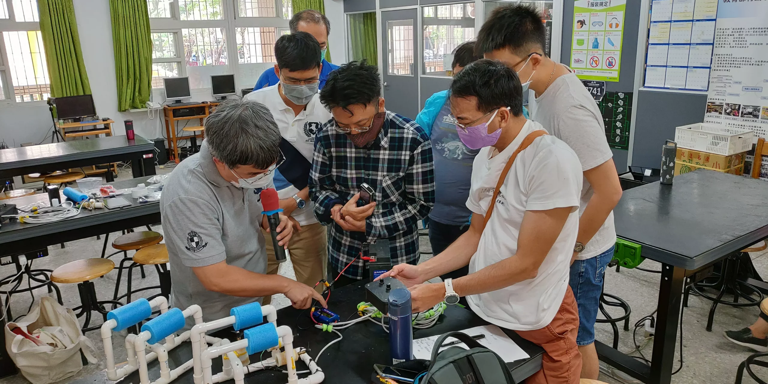 A Seminar on IPANEMA STEM ROV Kit at Kaohsiung Municipal Rueisiang High School 2
