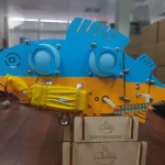 Painted Bionic Mechanical Fish