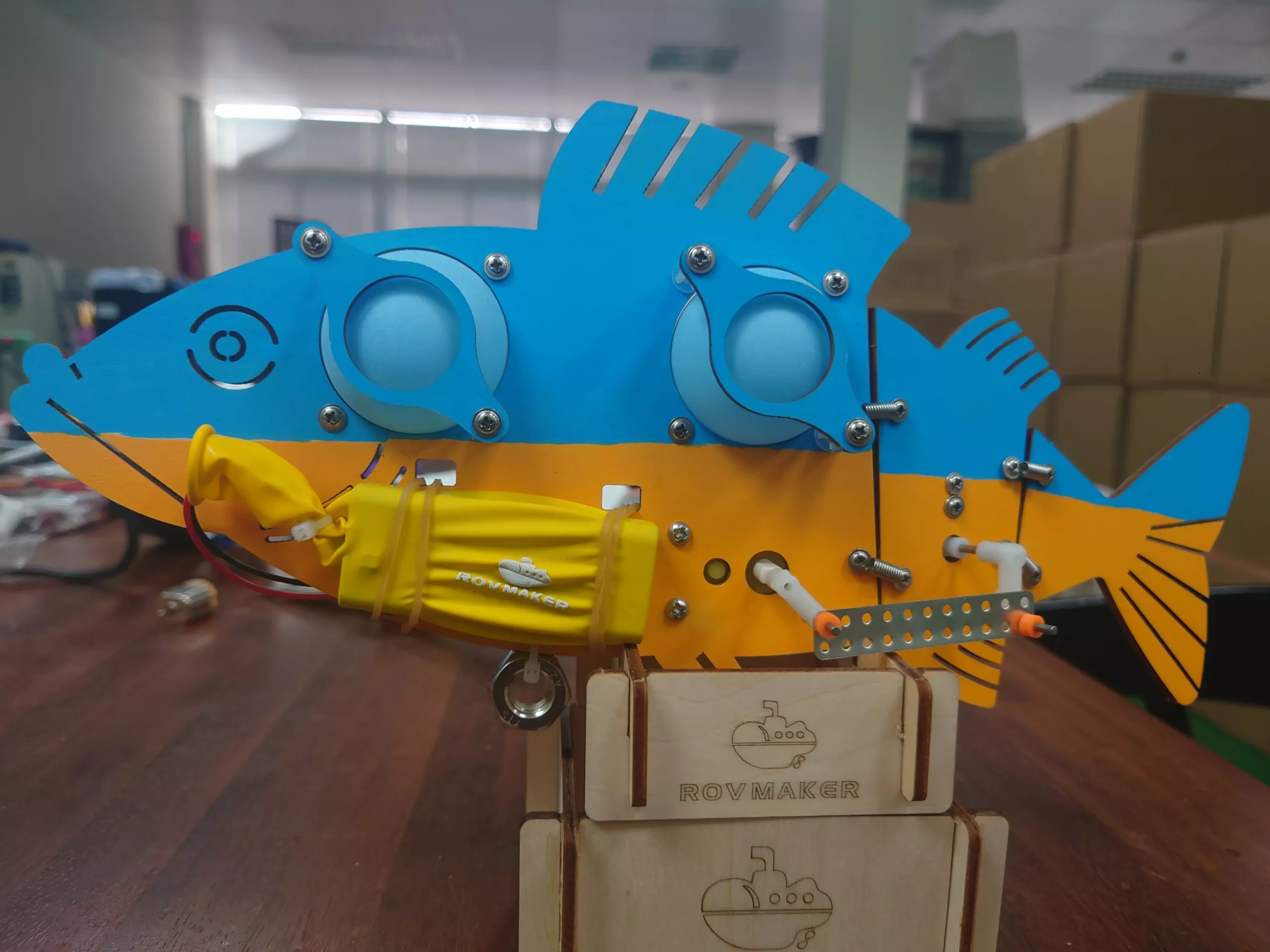Painted Bionic Mechanical Fish