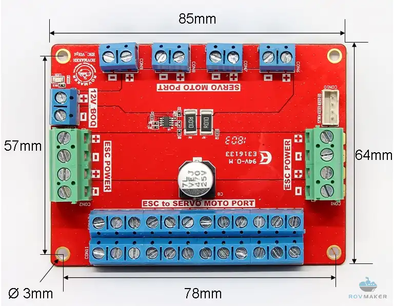 電子變速器集成版 (ESC Board) 2 ESC-BOARD-2